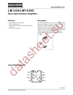 LM1458M datasheet  